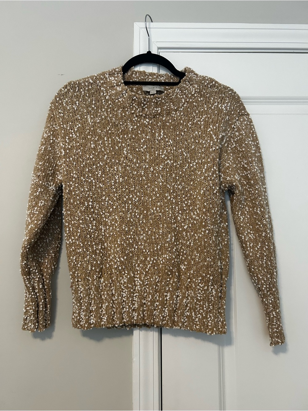 Loft Sweater - Tan with White Speckles